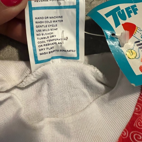 Vintage Tuff Cookies Toddler bear Beach Graphic Tank Top Sz 12 Months Hongkong - Picture 9 of 11